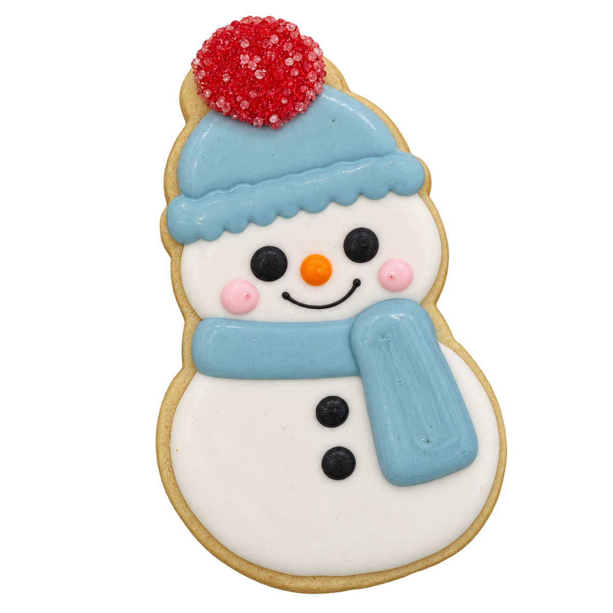 Dye-Free Winter Wonderland Cookies