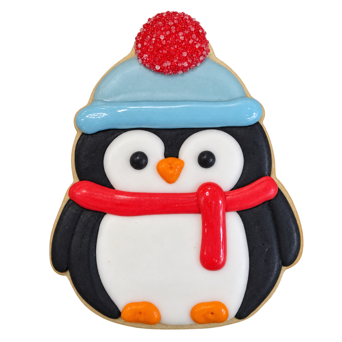 Dye-Free Winter Wonderland Cookies