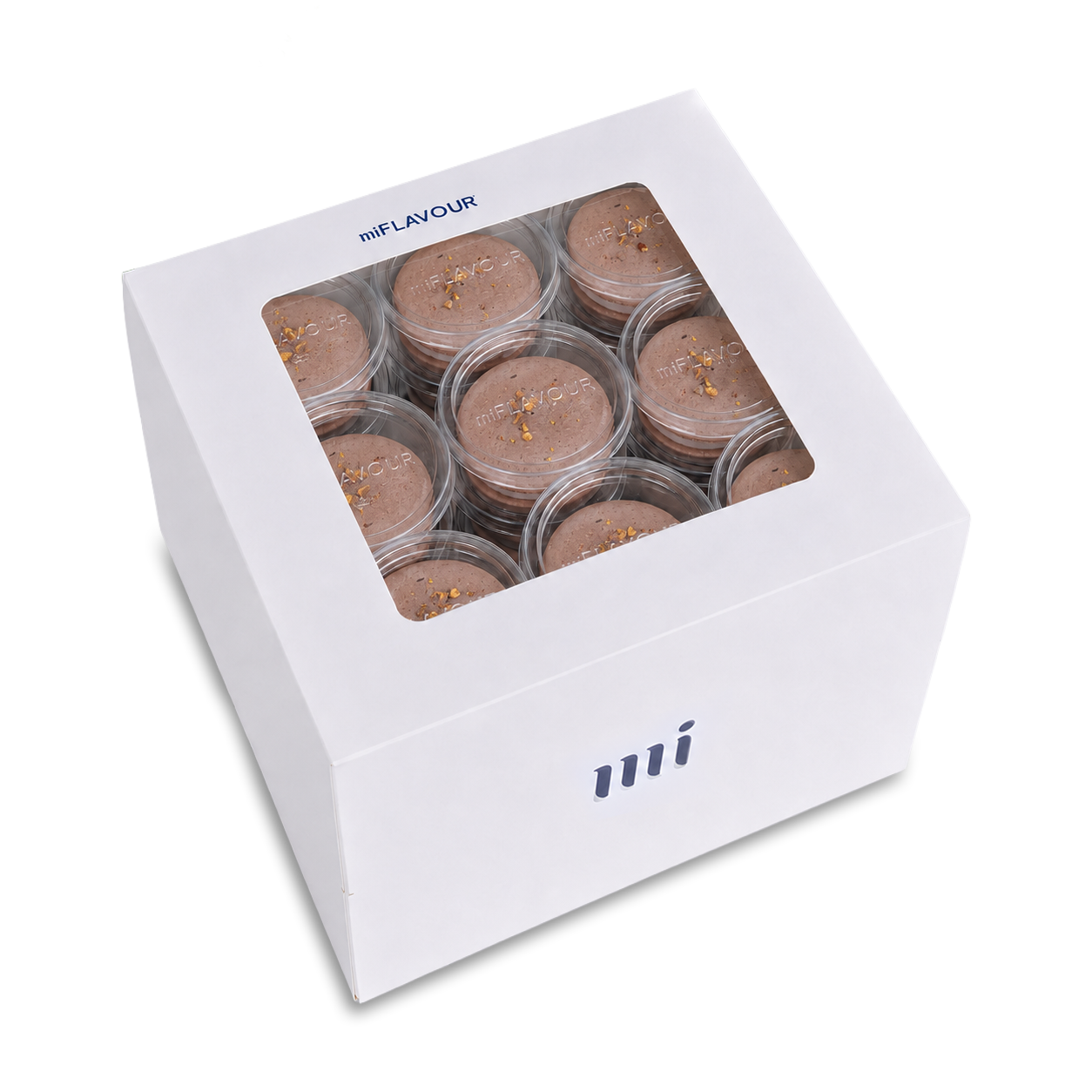Chocolate Hazelnut Macarons - Case (54ct)
