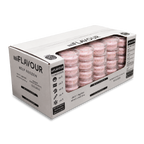 Raspberry Cotton Candy Macarons - Half & Half Grab Box (45ct)