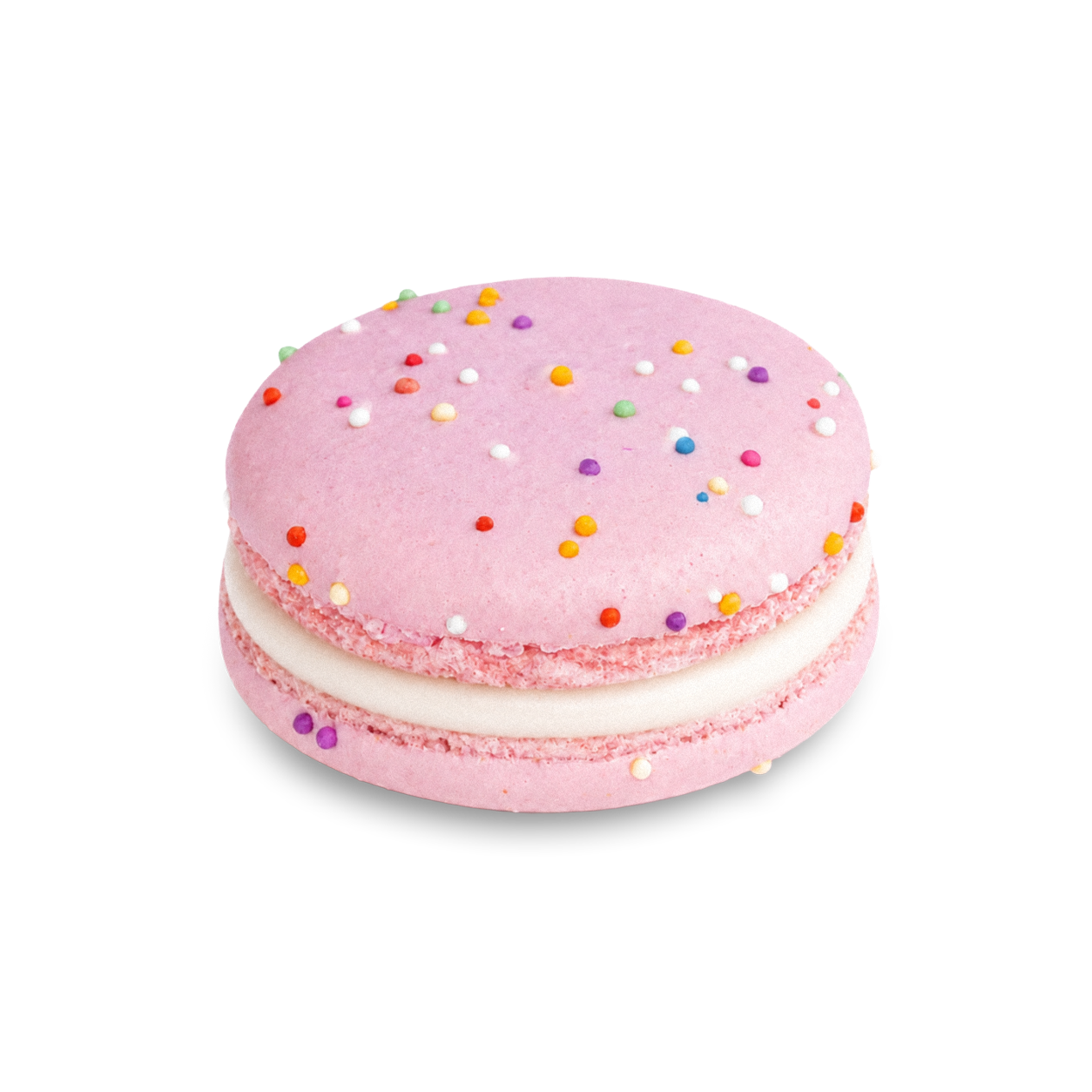 Raspberry Cotton Candy Macarons - Case (54ct)