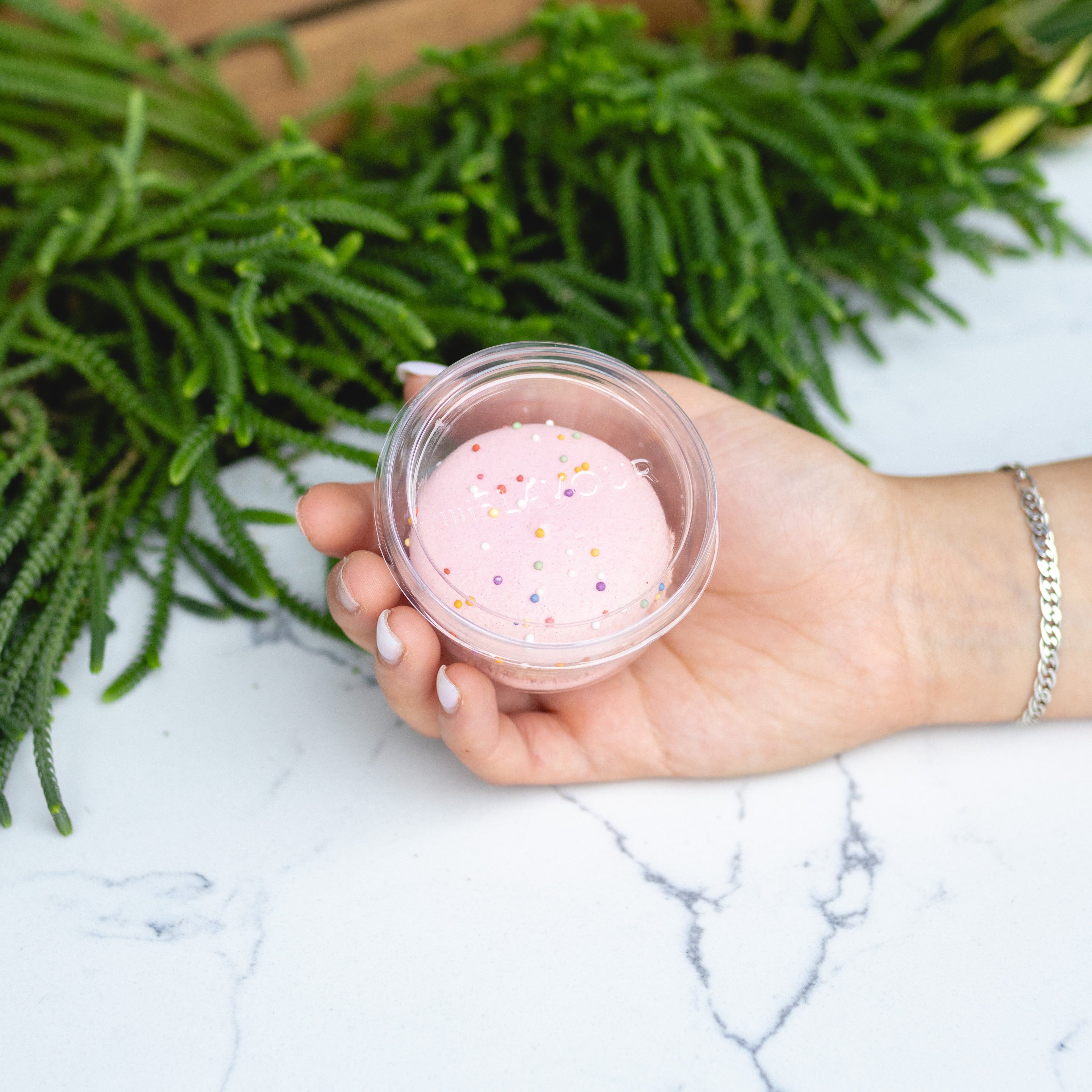 Raspberry Cotton Candy Macarons - Case (54ct)